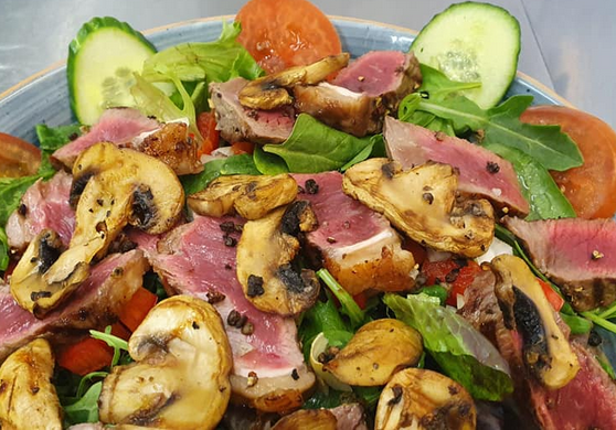 Salat im Gasthaus Crames